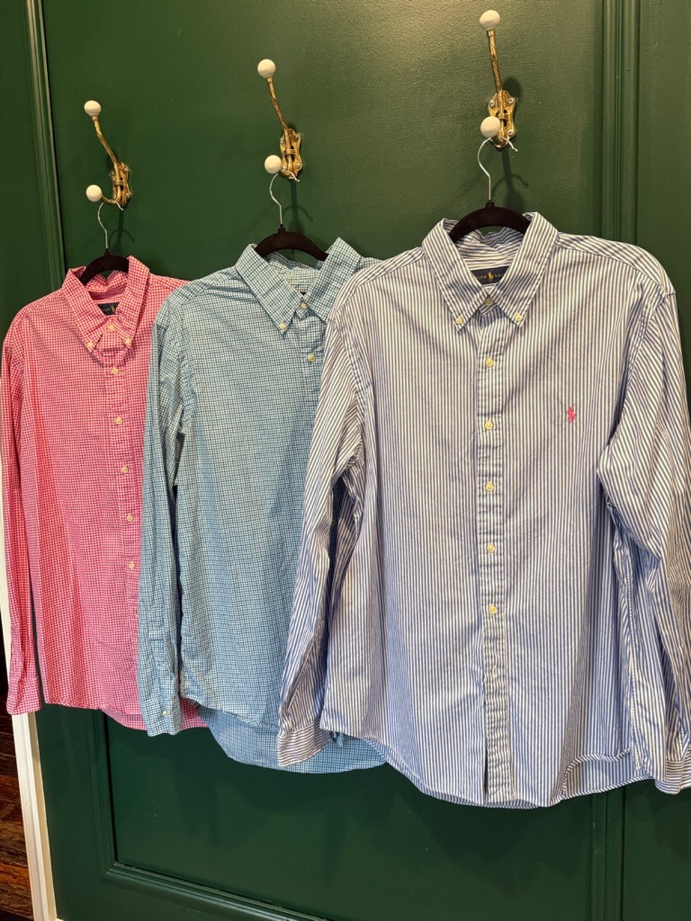 6 Ralph Lauren Button-Down Shirt Bundle